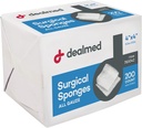 4" x 4" Chirurgische Sponges, 8-Ply, Non-Woven Absorbent Gauze Sponges für Wound Care, Erste-Hilfe-Kits und medizinische Einrichtungen, 200 Count (Pack von 1)