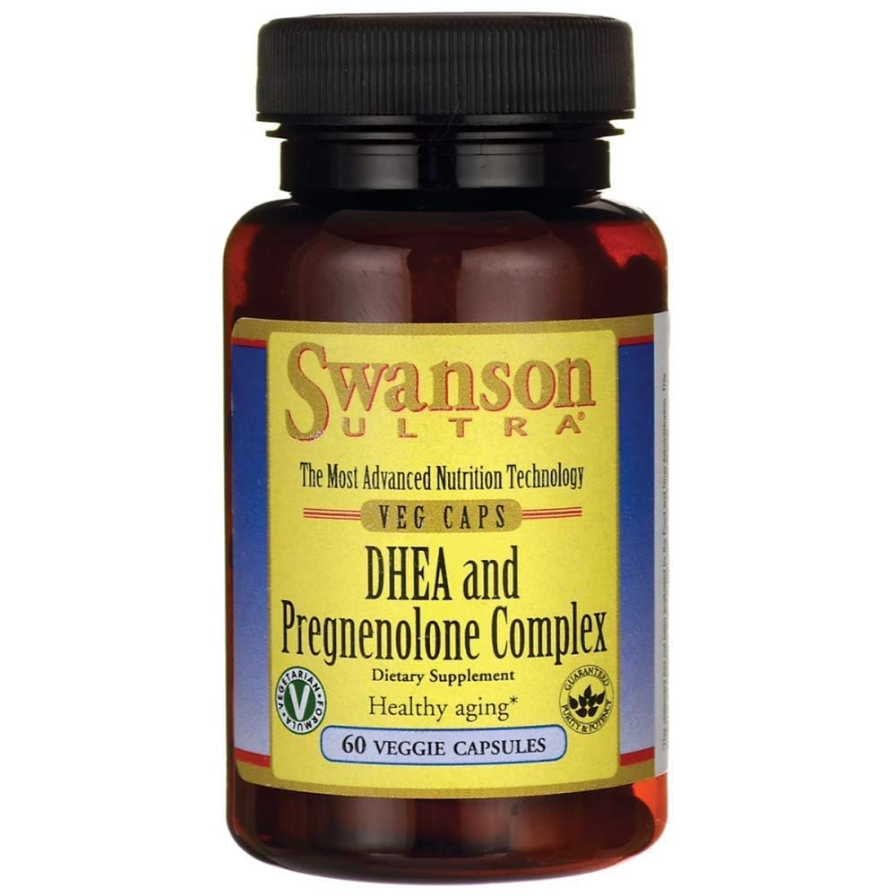 Swanson Dhea e Pregnenolone Complex 60 capsule di veg