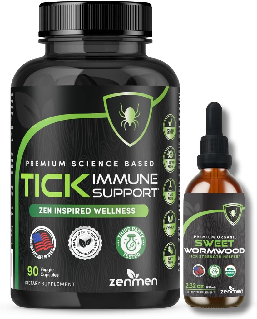 Zenmen Immununterstützung Bundle: Tick Immununterstützung und Sweet Wormwood Tinture