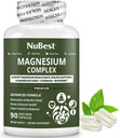 Magnesium Glycinate Chelate Complex mit Albion Magnesium Bisglycinat Chelat, Vitamin B6 & BioPerine für Knochen, Muskel, Natürlicher Schlaf, Nervenfunktion, Gehirn Booster | 1 Monat Versorgung