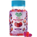 Multivitaminico Jelly Bean Gummies con zinco per bambini, Integratori dietetici di supporto immunitario, Vegetariano, 120 Fagioli di gelatina di baccalà, Kosher