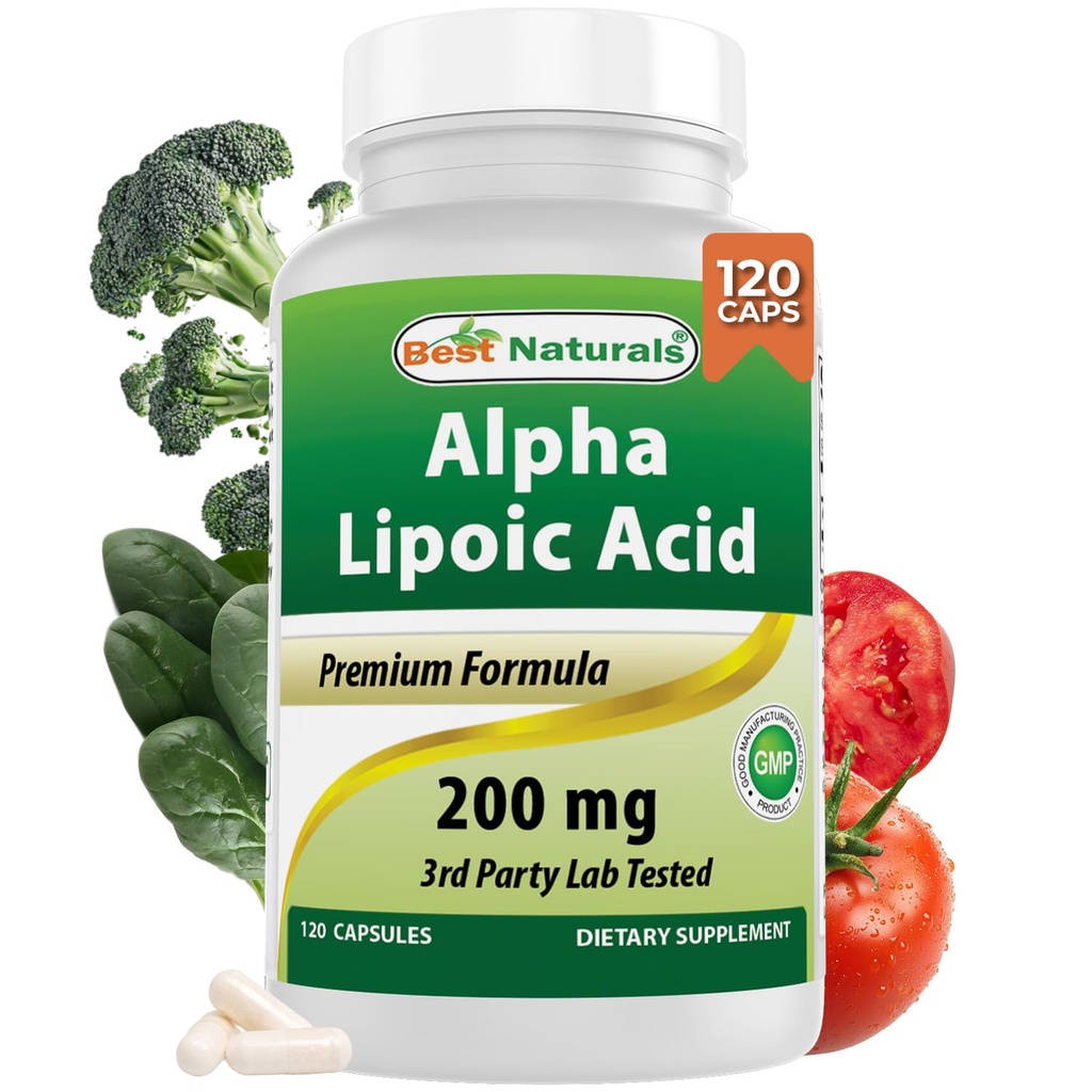 Best Naturals Alpha Lipoic Acid 200 Mg 120 Kapseln