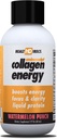 DIRECT SANTÉ - AminoSculpt Collagène Énergie - Collagène liquide pour l'hydratation, la circulation, l'énergie - Vitamine B12, Electrolytes, L-Citrulline, Amla - Punch pastèque - 12 Pack (Fl Oz), 12 Serviettes