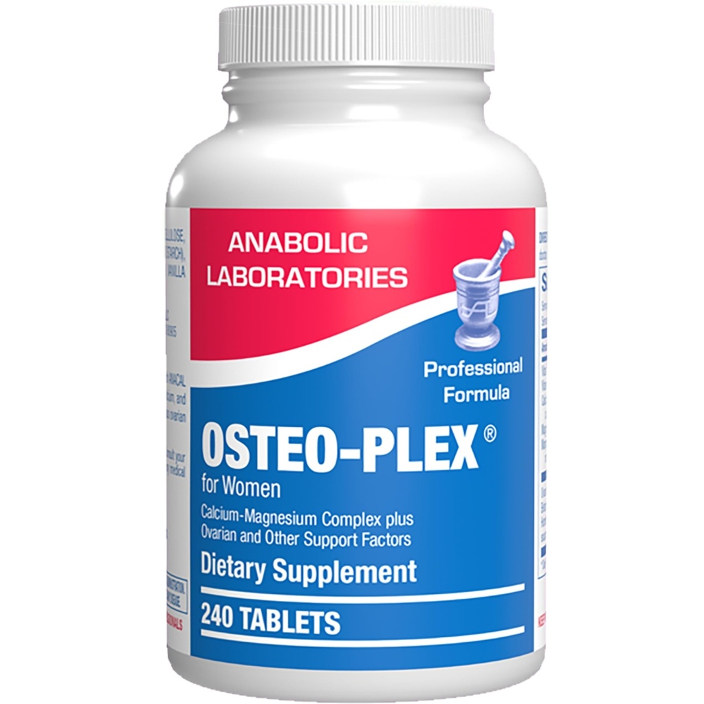 Osteo-Plex Knochen-Gesundheitsergänzung für Frauen - Klinische Formel Knochenstärke Supplement mit Magnesium Calcium Vitamin D3 & Trace Minerals Complex - einfach zu schlucken Gentle Tabletten - 240 Zähler