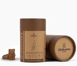 Ashwagandha 1500mg + Zinco, Vitamina D2 Vegan Gummies (Ashwagandha Roots)