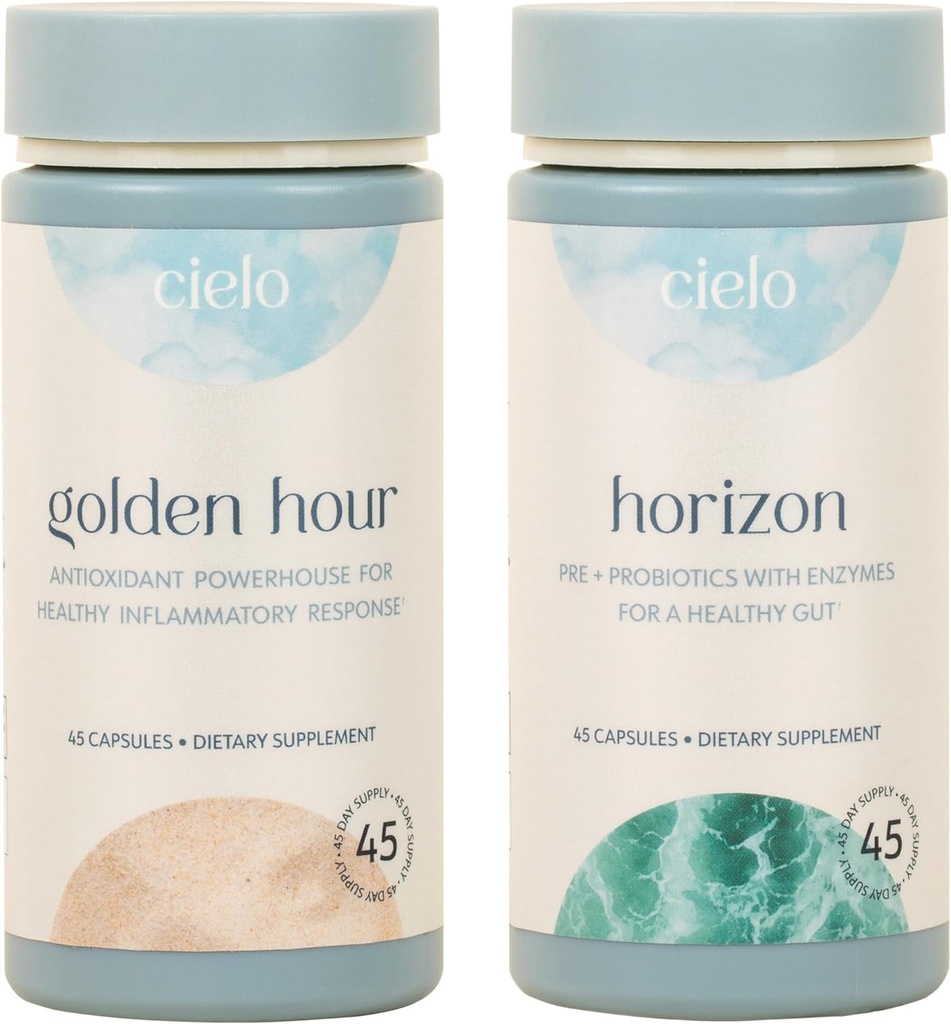 Cielo Golden Hour & Horizon Bundle - Probiotika und Antioxidantien Set (45 Tage Versorgung)