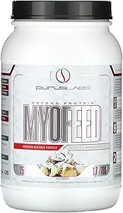 Purus Labs Myofeed Protéines mélangées Ultra filtrées Isolation et concentration de la lactosérum Soluble Fibre et enzymes digestives