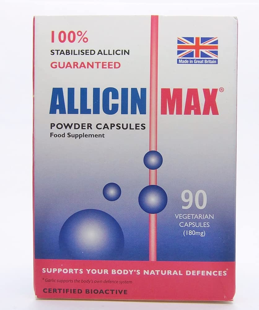 Allicin Max 100% reines Allicin 90vcaps (2 Pack)