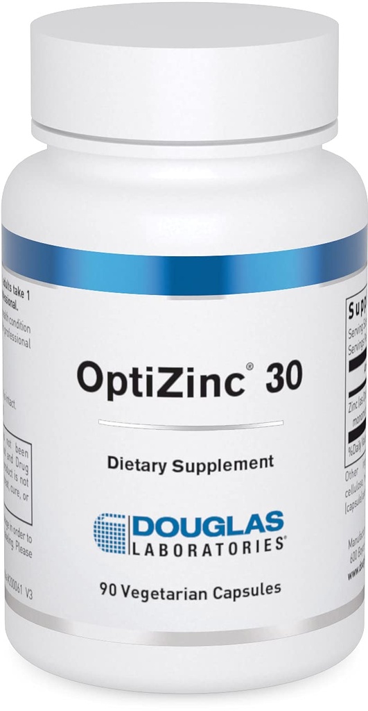 Douglas Laboratories Opti Zink 30 mg. | Zink-Monomethionin unterstützt Immunfunktion und gesunde Haut | 90 Kapseln