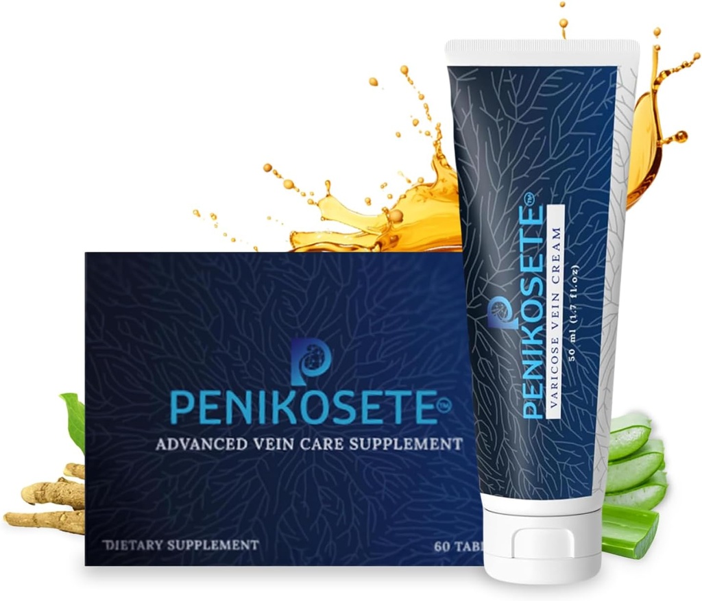 Advanced Varicose Vein Care Bundle (2 Pack) – 1 pflanzliche Zirkulation Unterstützung Leg Cream | Amerikas 1. Ashwagandha Cream | 60 Easy-to-Swallow Punarnava, Turmeric Infused Ayurvedic Tablets.