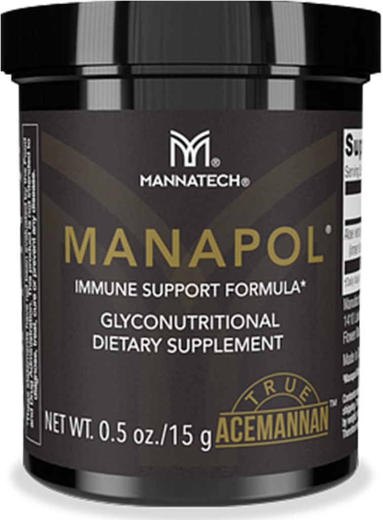 Mannatech Manapol Formula di supporto immunitario per il supporto e l'immunità dell'immunità. Aloe Vera Bevanda per Supporto Immune Supplemento 0.5oz/15g
