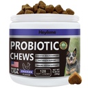 Probiotici per cani, Migliorare l'equilibrio del seno, Itchy pelle orecchie prurito, salute del fegato, alleergie, immunità, probiotici del cane e enzimi digestivi con prebiotici - Ridurre la diarrea (pollo, 120 Chews)
