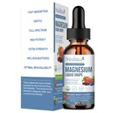 Magnesium Glycinate Flüssigkeitstropfen - Dreifache Absorptionsergänzung zur Unterstützung von Nerves, Schlafen, Beruhigen, Herz, Muskeln * -Zuckerfrei mit Kalium, L-Theanin, Sea Moss,Vitamin B,C,D3, K2-1Pack