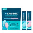 Liquido I.V.® Hydration Multiplier - Cotone Candy | Miscelatore per bevande elettrolitiche | 1 Confezione (16 Serve)