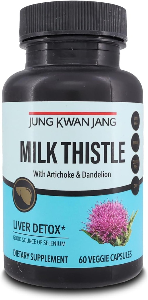 JUNG KWAN JANG Milchdistel mit Artichoke & Dandelion - 60 Kapseln