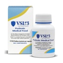 Probiotici VSL #3® per la salute digestiva, sintomi IBS & UC - 112.5B CFU, alta potenza, multi-straina, Probiotico vivo, Refrigerato, Cibo medico per il sostegno alla salute del fegato negli uomini e nelle donne, 60 capsule