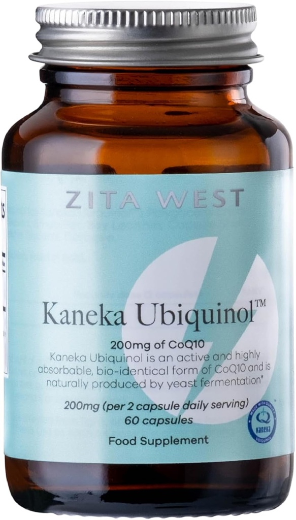 Zita West Kaneka CoQ10 Ubiquinol | Hochaufnehmbare Ergänzung für Männer und Frauen | Versuchen, natürlich Conceive or Going through IVF - 60 Vegetarische Gelkapseln