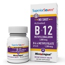 Überlegene Quelle Kein Shot Vitamin B-12 Methylcobalamin 2000 mcg, B-6, & Methylfolate 1200 mcg - Unterstützt Energie, Gehirn und Herzgesundheit - Bariatric Friendly - 60 Sublingual Dissolving Tablets