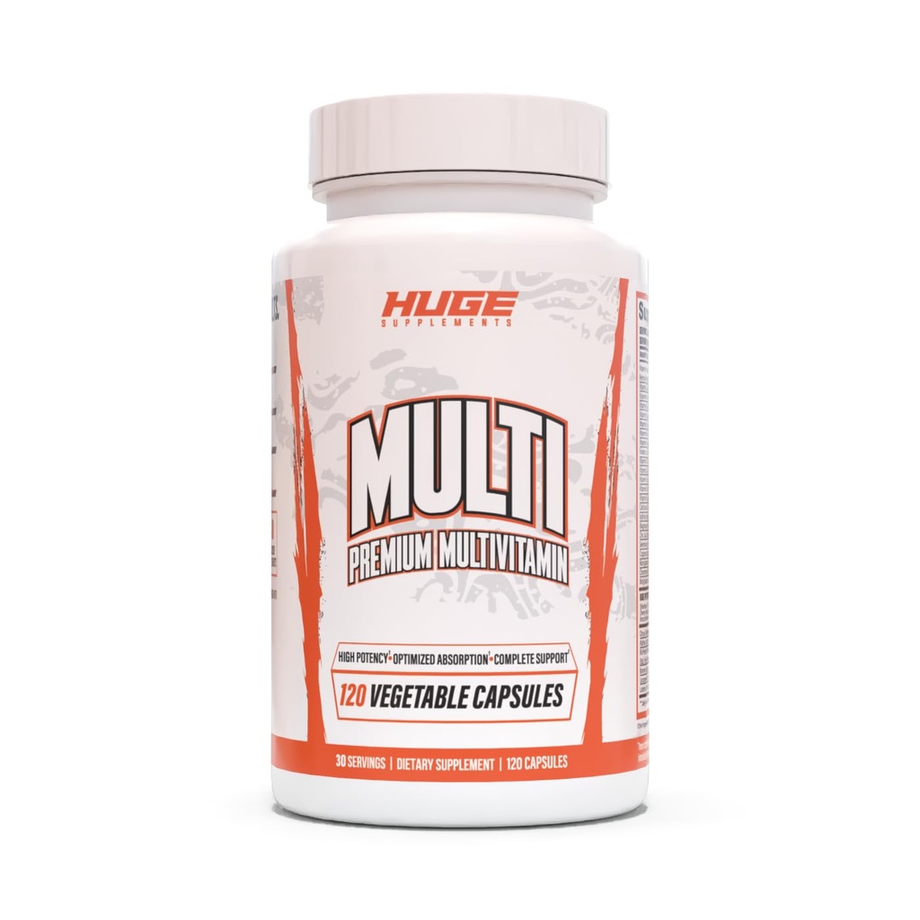 Riesige Multi, Multivitamin für Männer, High-Performance All-in-One Formel für Athleten & Bodybuilding, Vitamin & Mineral Wiederauffüllung, unterstützt Immunsystem & Gesunde Hormonspiegel (120 Kapseln)