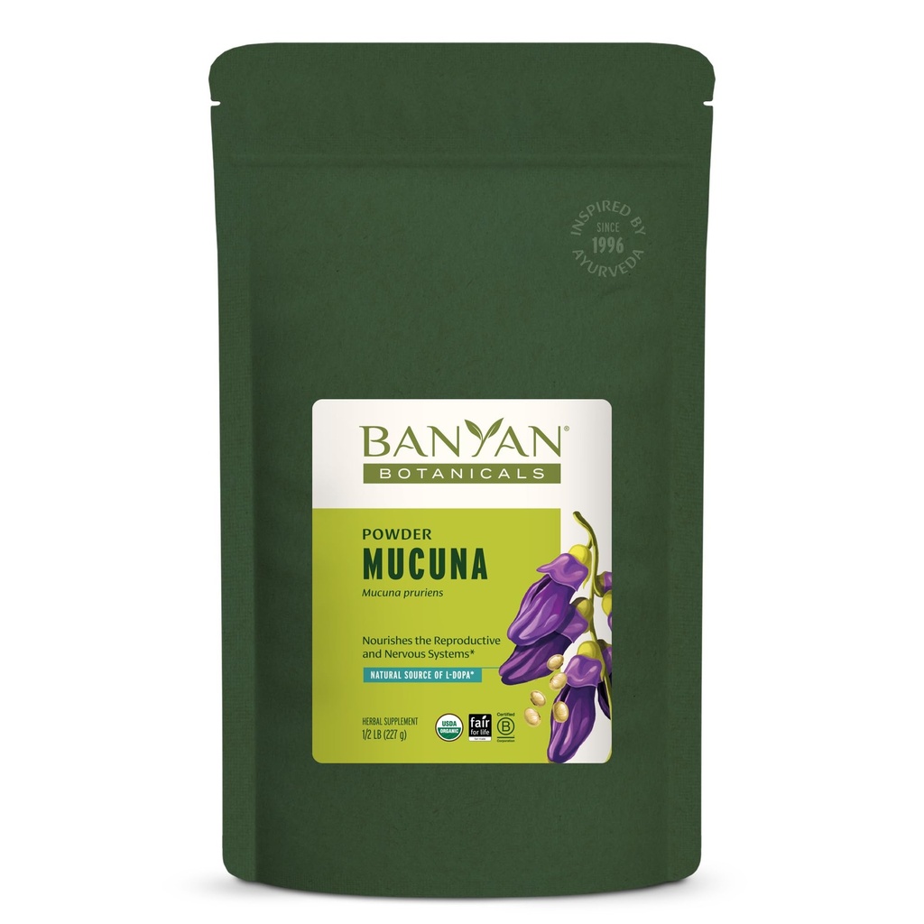 Banyan Botanicals Kapikacchu poudre, 1/2 livre - USDA biologique - Mucuna pruriens - Source naturelle de L-dopa*