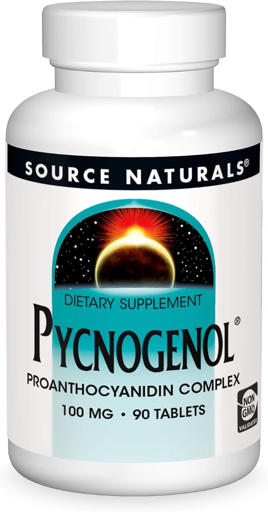 Fonte Naturals Pycnogenol, Proanthocyanidin Complex,100 mg - 90 compresse