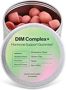 DIM Complex Gummies for Hormone Support Extra Strength Diindolylmethane Plus Dong Quai & Broccoli Extract
