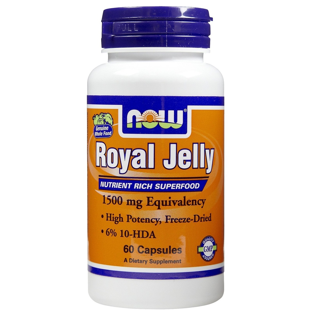 Nourritures Royal Jelly 1500mg 60 Capsules (Pack de 2)