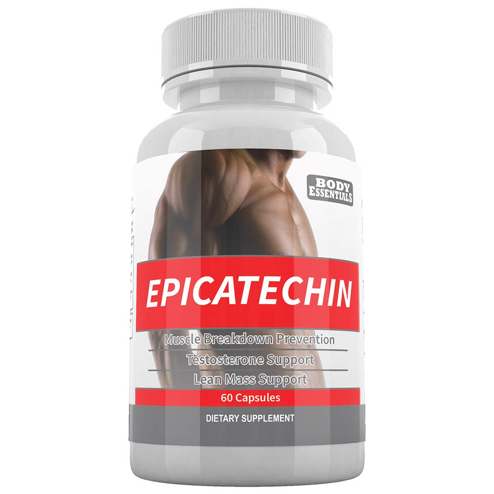 EPICATECHIN - 60 Kapseln – 300mg Pro Servieren Maximieren Muskelwachstum – Steigerung der Proteinsynthese, Gewinne, Lean Muscle – Erhöhung der Stärke und Verringerung des Körperfetts