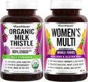 Farm Haven Capsules de chardon de lait et multivitamine pour les femmes