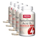 Jarrow Formeln Pantothensäure B5 500 mg - 100 Veggie Caps - Essential B Vitamin Nahrungsergänzung - Energieproduktion & Stoffwechselunterstützung - 100 Servierungen (Pack von 4)