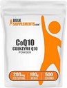 BulkSupplements.com Coenzyme Q10 Polvere - Coenzyme Q10 200mg supplemento, supplemento nutrizionale - Gluten Free, 200mg per porzione, 100g (3,5 oz) (pacchetto di 1)