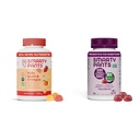 SmartyPants Kids Multivitamin Gummi und Probiotische Immunität Bundle: Omega 3 Fischöl (EPA/DHA), Vitamin D3, C, Vitamin B12, B6, Verdauungs- und Immununterstützungsergänzung (30 Tage Versorgung)