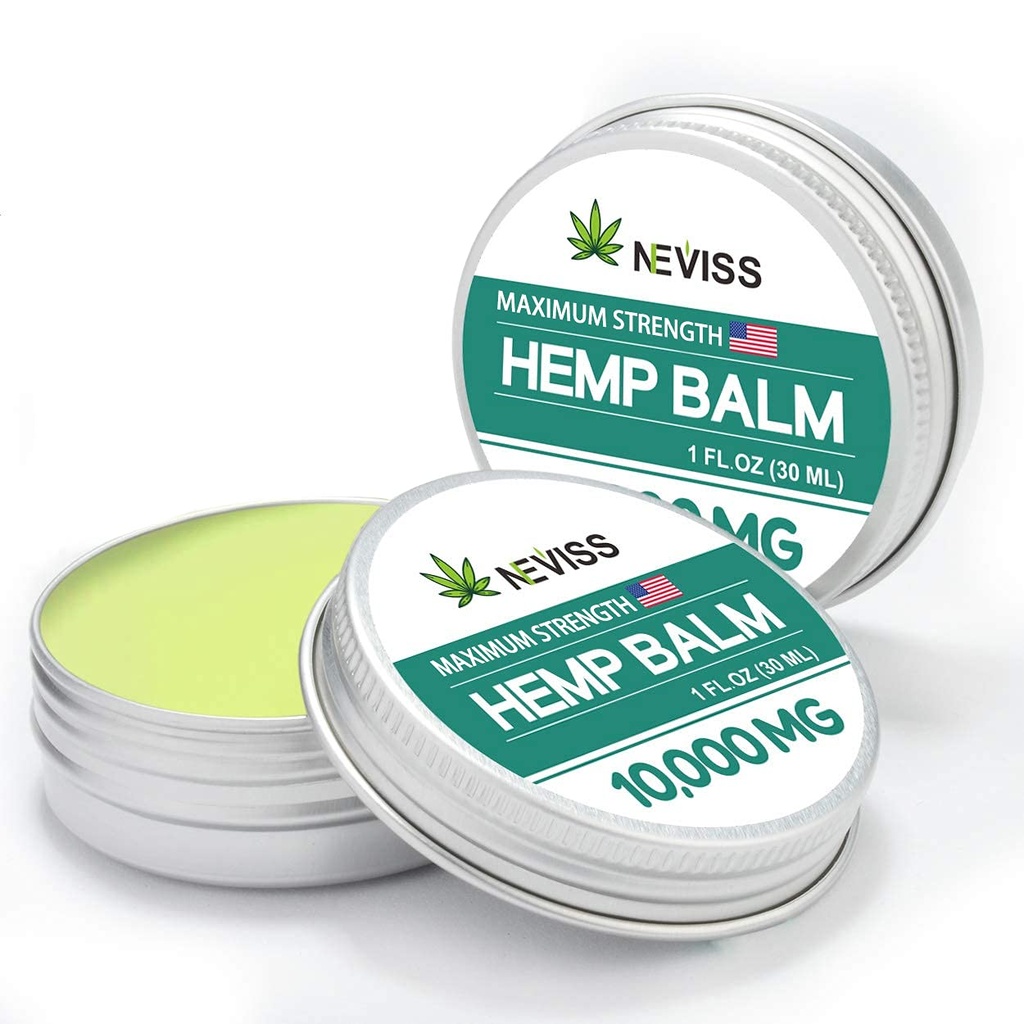 NEVISS (2 Pack) Bio Hémp Balm 10000 MG - 2 Fl Oz