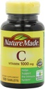 Nature Made Vitamin C 1000 mg Tabletten, 100 Zählen, um das Immunsystem zu unterstützen (Pack von 3)