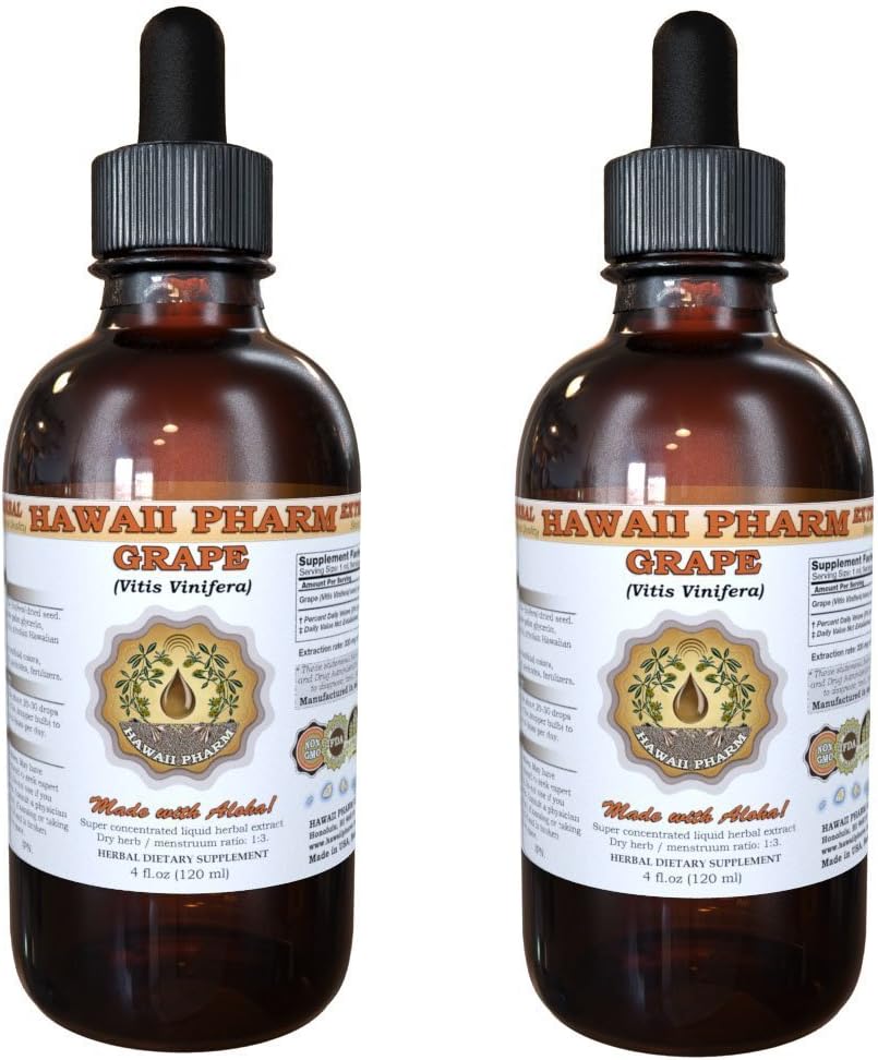 Traubenflüssigkeitsextrakt, Trauben (Vitis Vinifera) Siehe Tinkturergänzung 2x4 oz
