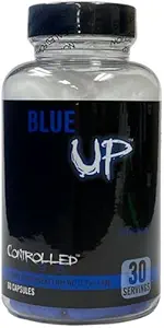 CONTROLLED LABS Blue Up Test Boost, Tribulus Terrestris, Avena Sativa, Eurycoma Longifolia, Caffeina naturale, Rinforzamento Supplemento - 30 Serve