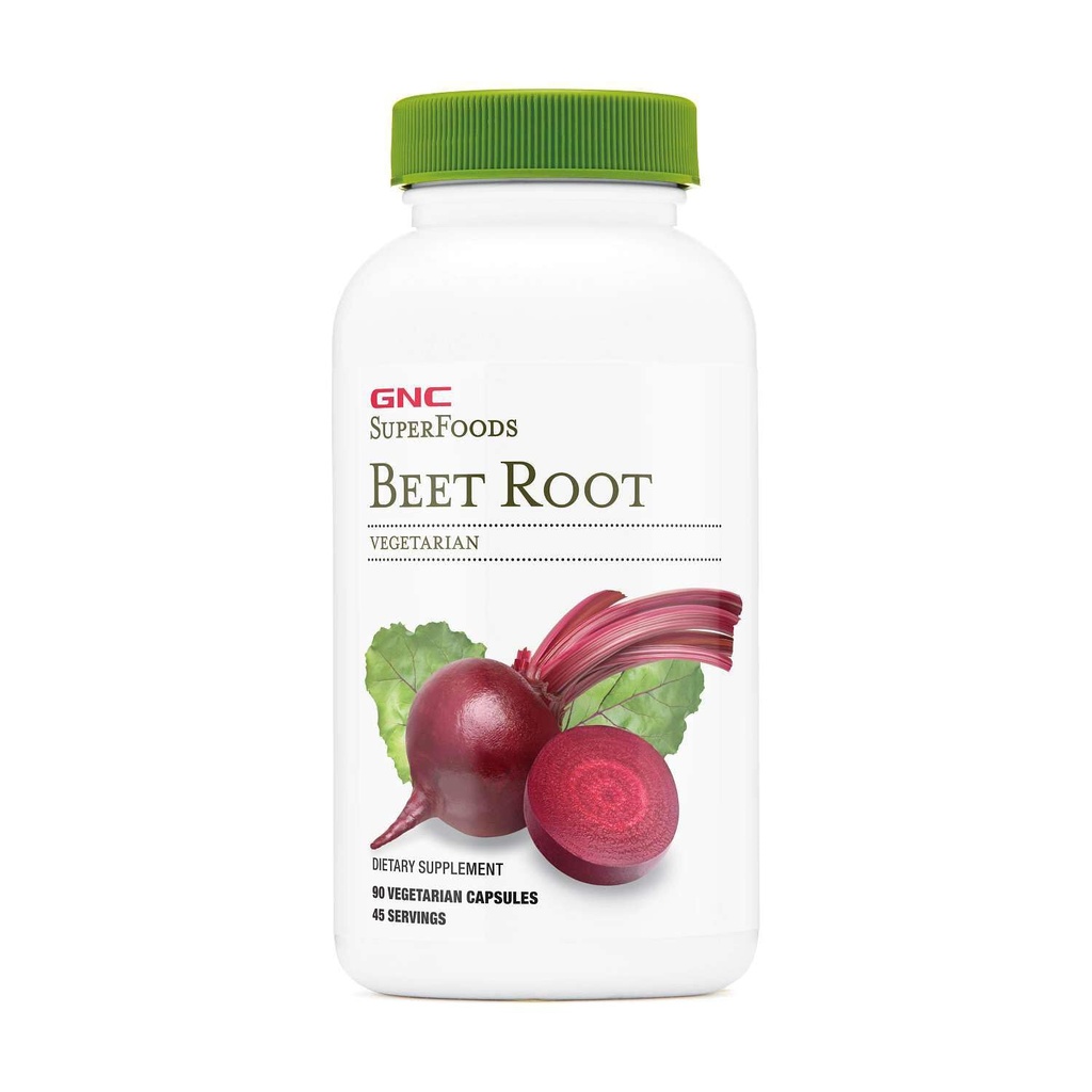 GNC Superfoods Beet Root, fournit 60mg de chlorophylle, 90 Capsules