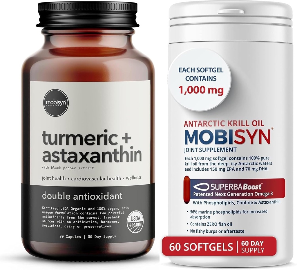 Bios Kurkuma mit Astaxanthin Ergänzung + reines Krillöl