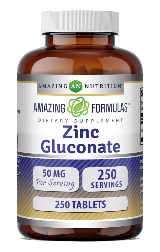 Formules étonnantes Supplément au gluconate de zinc 50 Mg de gluconate de gluconate de gluconate de gluconate de gluconate de gluconate de gluconate de gluconate de gluconate