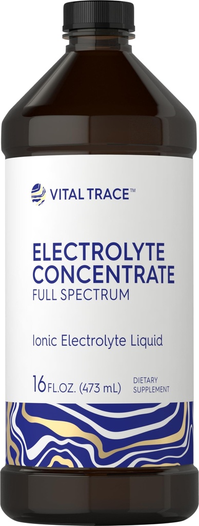 Carlyle Electrolyte Concentrate | 16 fl oz | Full Spectrum | Ionic Electrolyte Liquid | Non OGM e Gluten Free Formula | by Vital Trace
