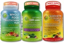 Daily Hormonal & Immun Support Bundle für Frauen & Männer - DIM 200mg für Hormonal Balance + Quercetin 500mg mit Bromelain & Zink + Ganzes Essen Multivitamin mit Eisen – Vegan, Non-GMO Wellness Support