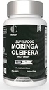 Bio Moringa Kapseln | Green Moringa Blatt Ergänzung für Energie, Stoffwechsel und Immununterstützung – 60 Kapseln, Natürliche Superfood