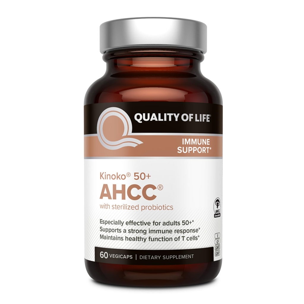 Lebensqualität AHCC 50+ Mit AHCC und Lac-Shield für Immununterstützung
