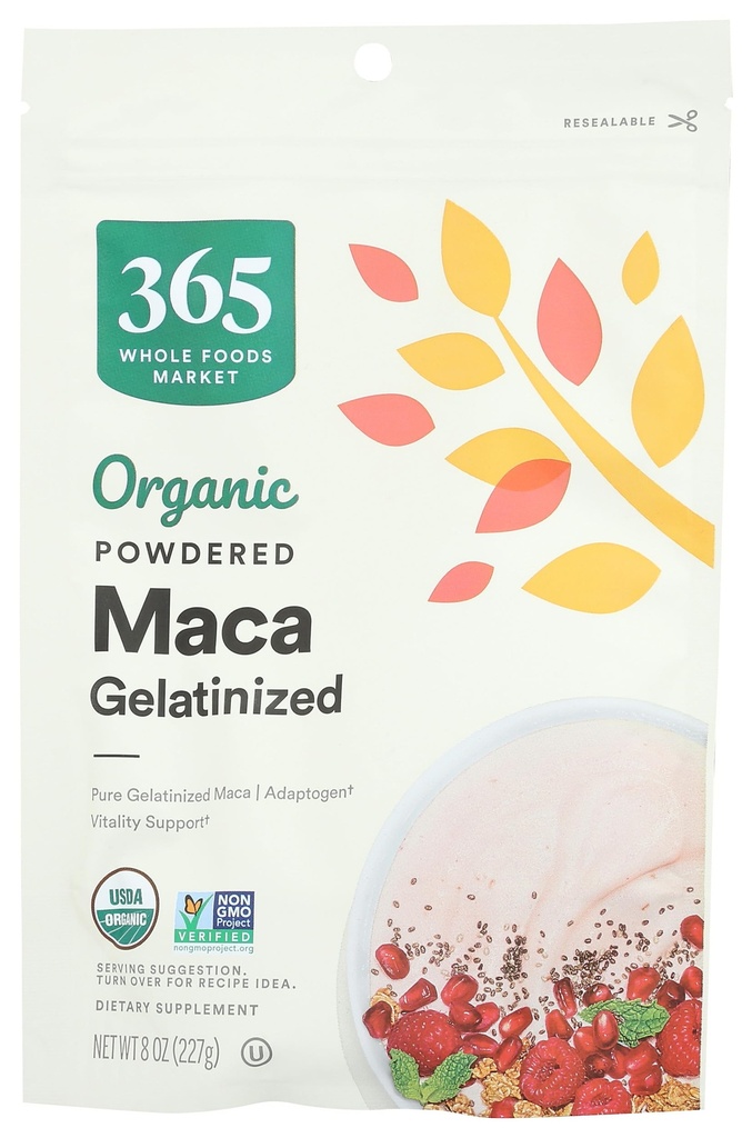 365 von Whole Foods Market, Organic Gelatinized Maca Powder, 8 Ounce