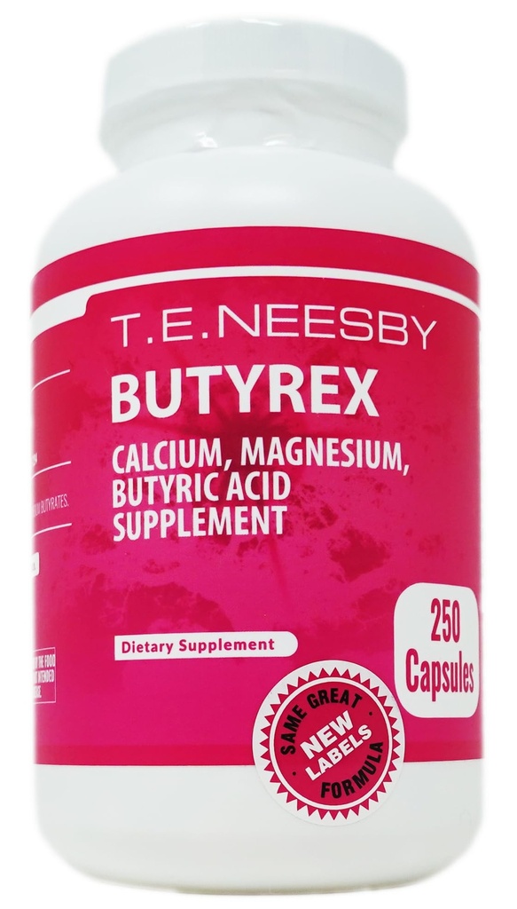 Butyrex Calcium/Magnesium Butyrate Complex: 250 Capsules