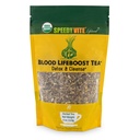 SpeedyVite® Blood Lifeboost Tea purifie et soutient l'élimination naturelle des déchets chimiques excédentaires du flux sanguin.
