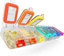 BEXEEN Wöchentliche Medizin Pille Organizer Wasserdicht 7 Tage große Pille Box Tägliche Pille Fall Süße Vitamin Organizer Portable Pille Container Reise Pillen Halter XL Supplement Medizinspender Ein Tag