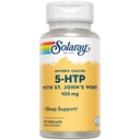 SOLARAY 5-HTP Plus St John's Wort - 30 Enteric-Coated Capsules - 100 mg - 30 Portionen