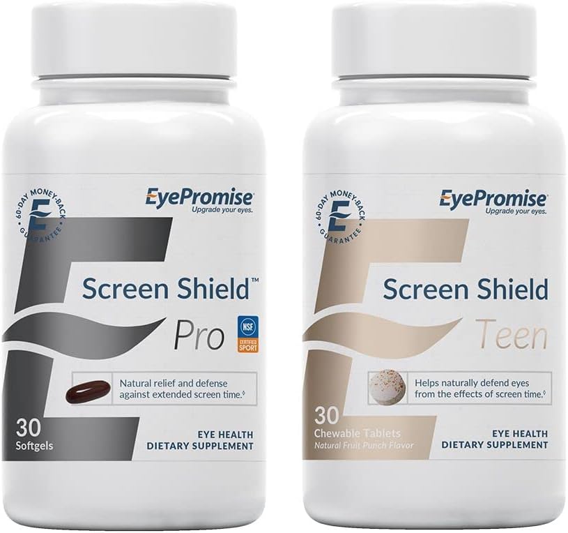 Schermo EyePromise Shield All-in-One Occhio Schermo di Vitamina Adolescente Chewable Eye Vitamin